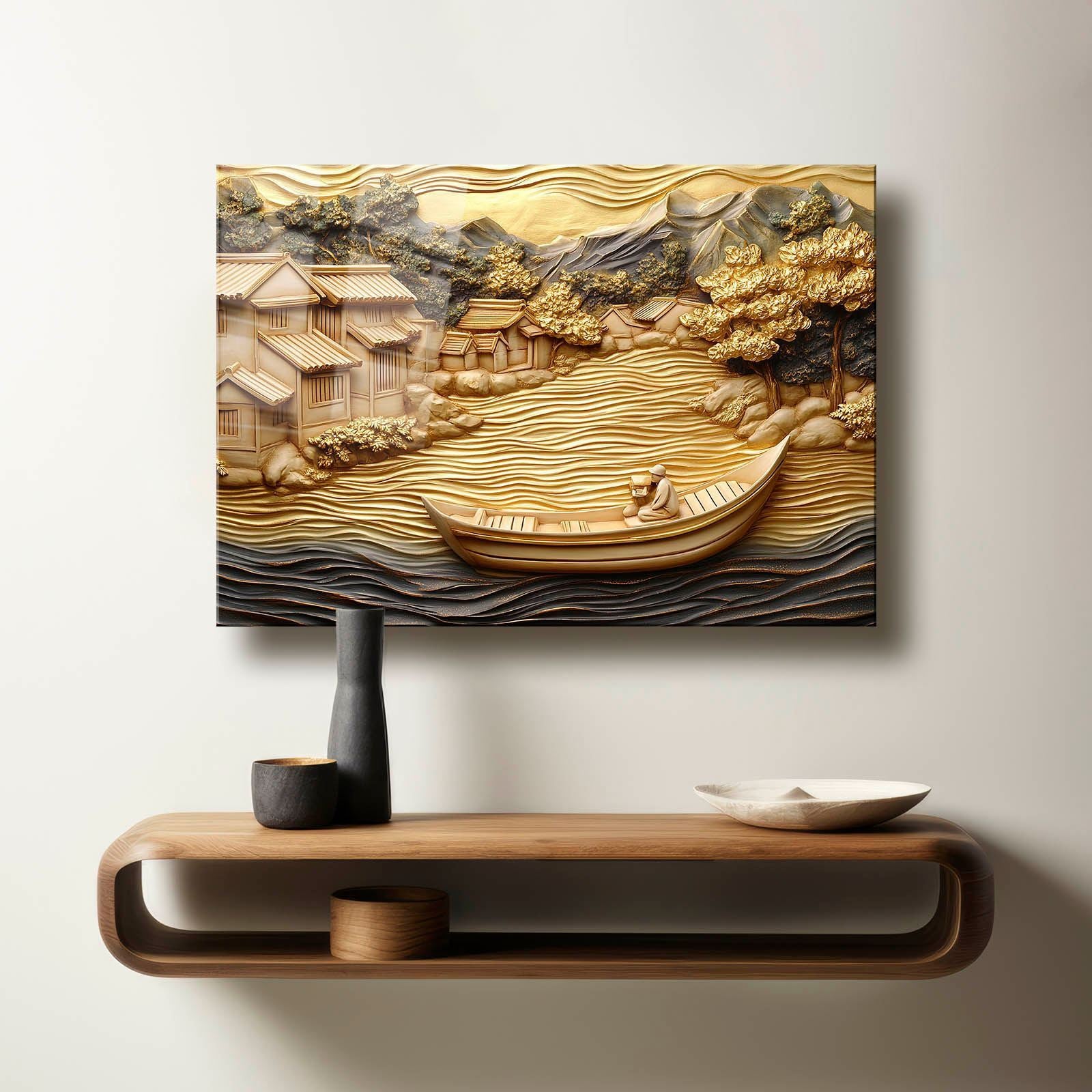 Quadro Decorativo em Vidro Temperado 30 x 40 cm – Multicolor, Impressão UV (4 mm) | Camtbl-089