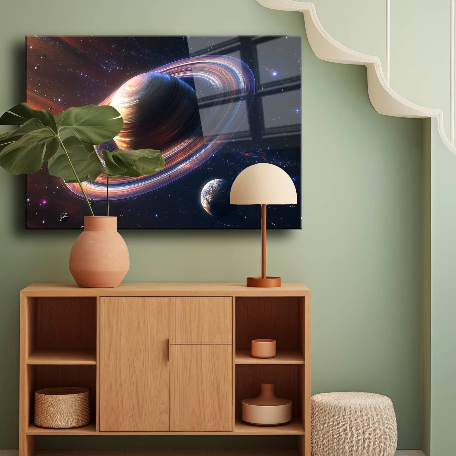 Quadro Decorativo em Vidro Temperado 30x40 cm (4 mm), Multicolor, Impressão UV – Camtbl-091