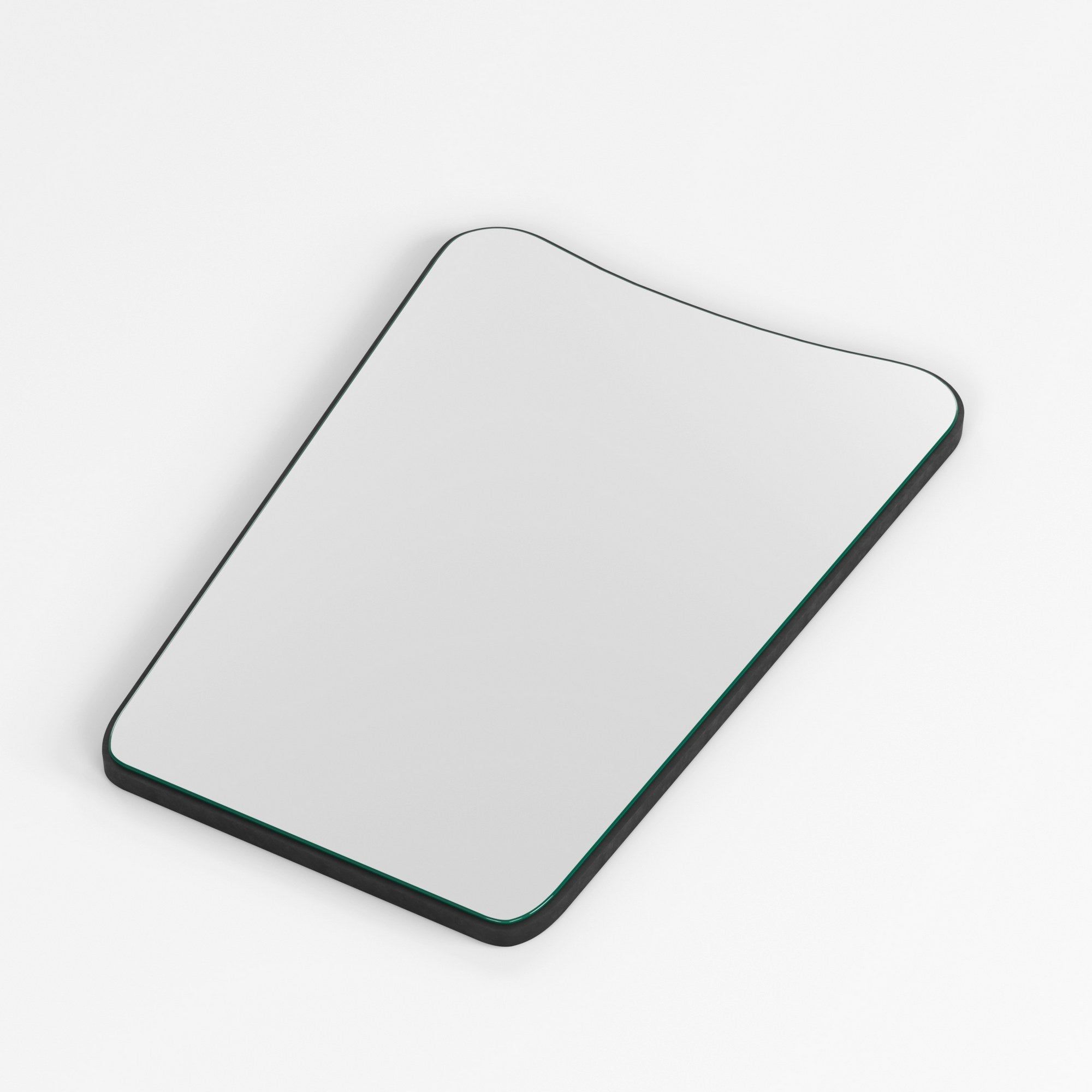 Armário de banheiro elegante preto com espelho, 100% MDF, 18 mm de espessura, tamanho do espelho: 50 x 70 cm | Design moderno para banheiros elegantes e soluções de armazenamento