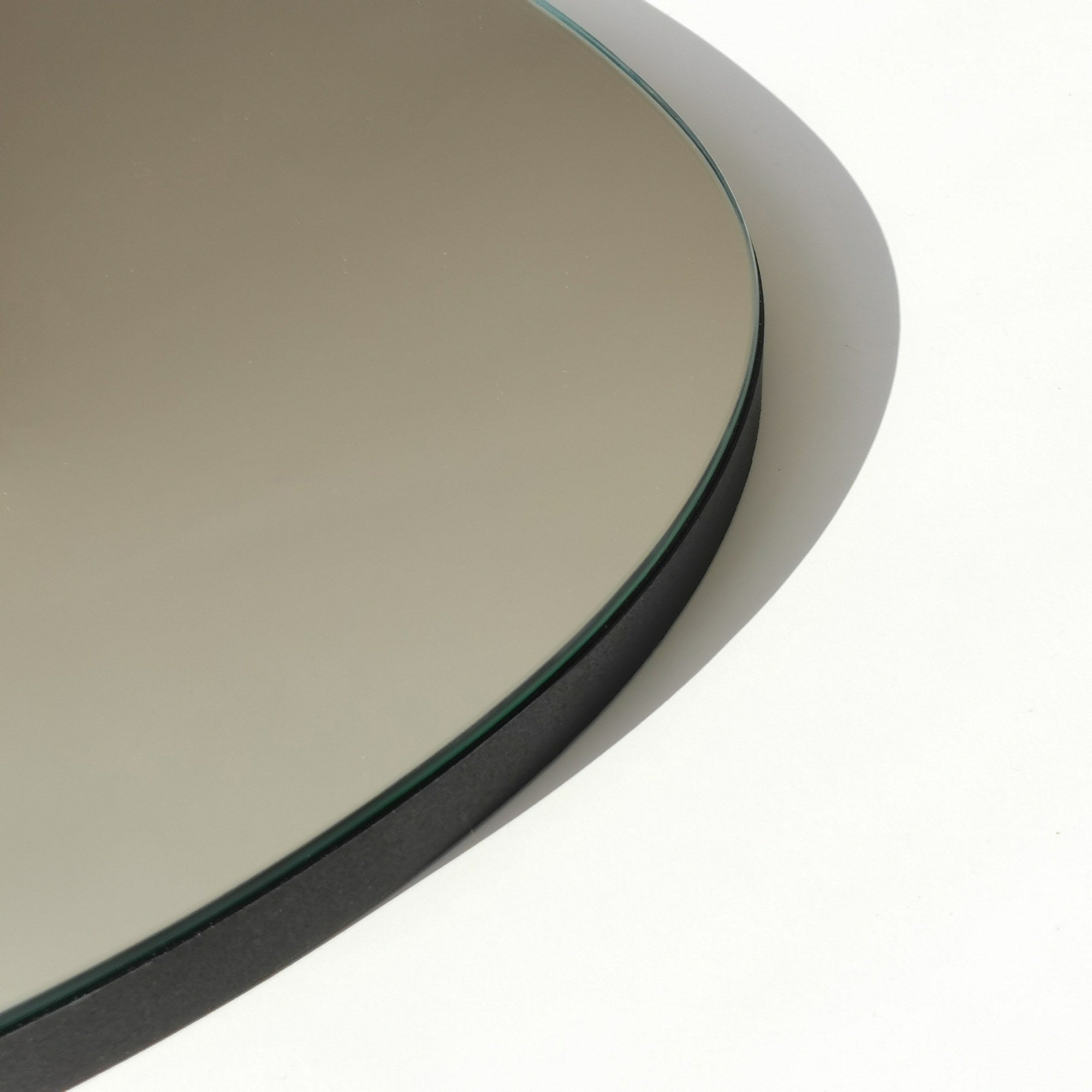 Espelho decorativo preto elegante, 50 x 75 cm | 100% MDF, 18 mm de espessura | Perfeito para decoração moderna e interiores elegantes