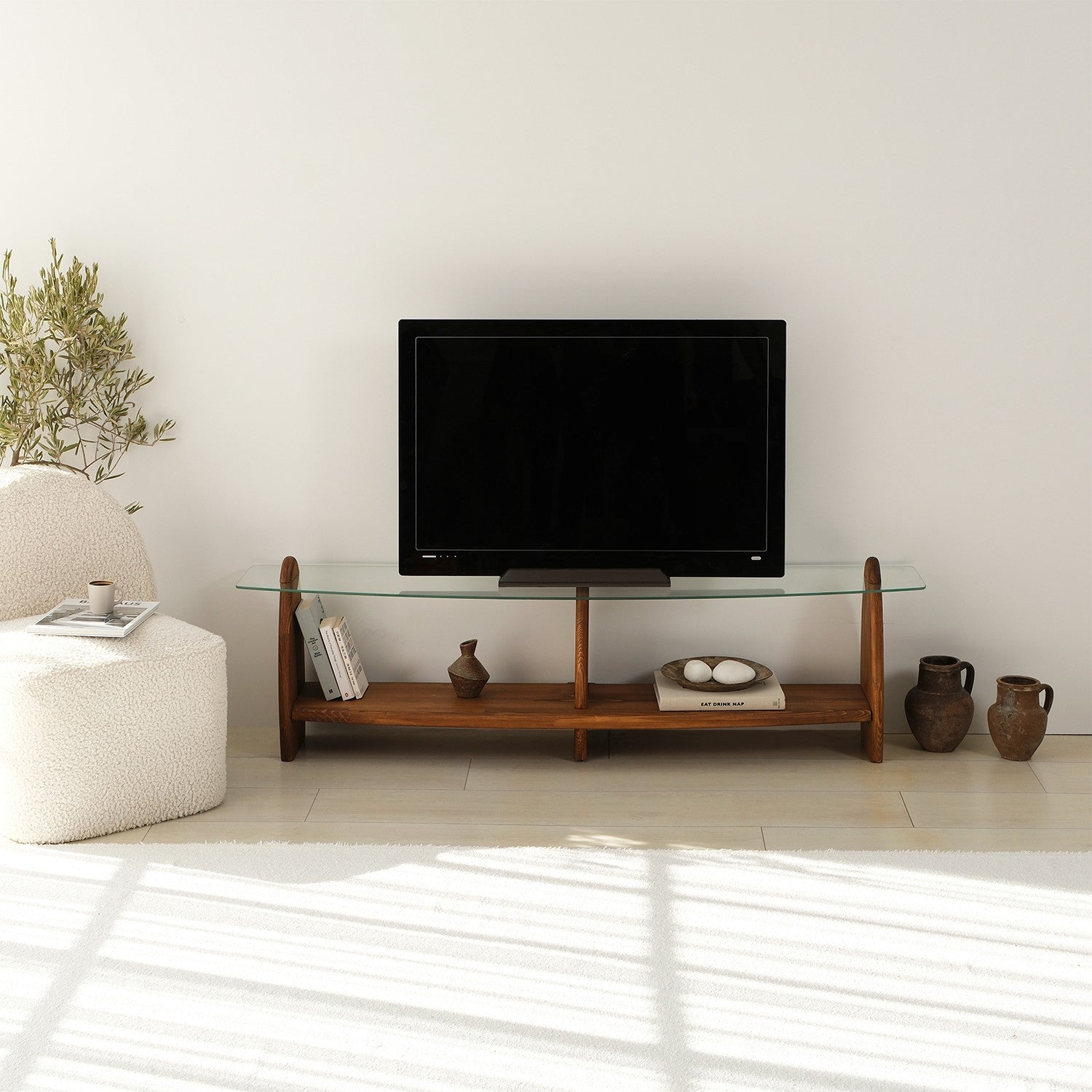 Móvel de TV-Surf-Castanha
Transparente