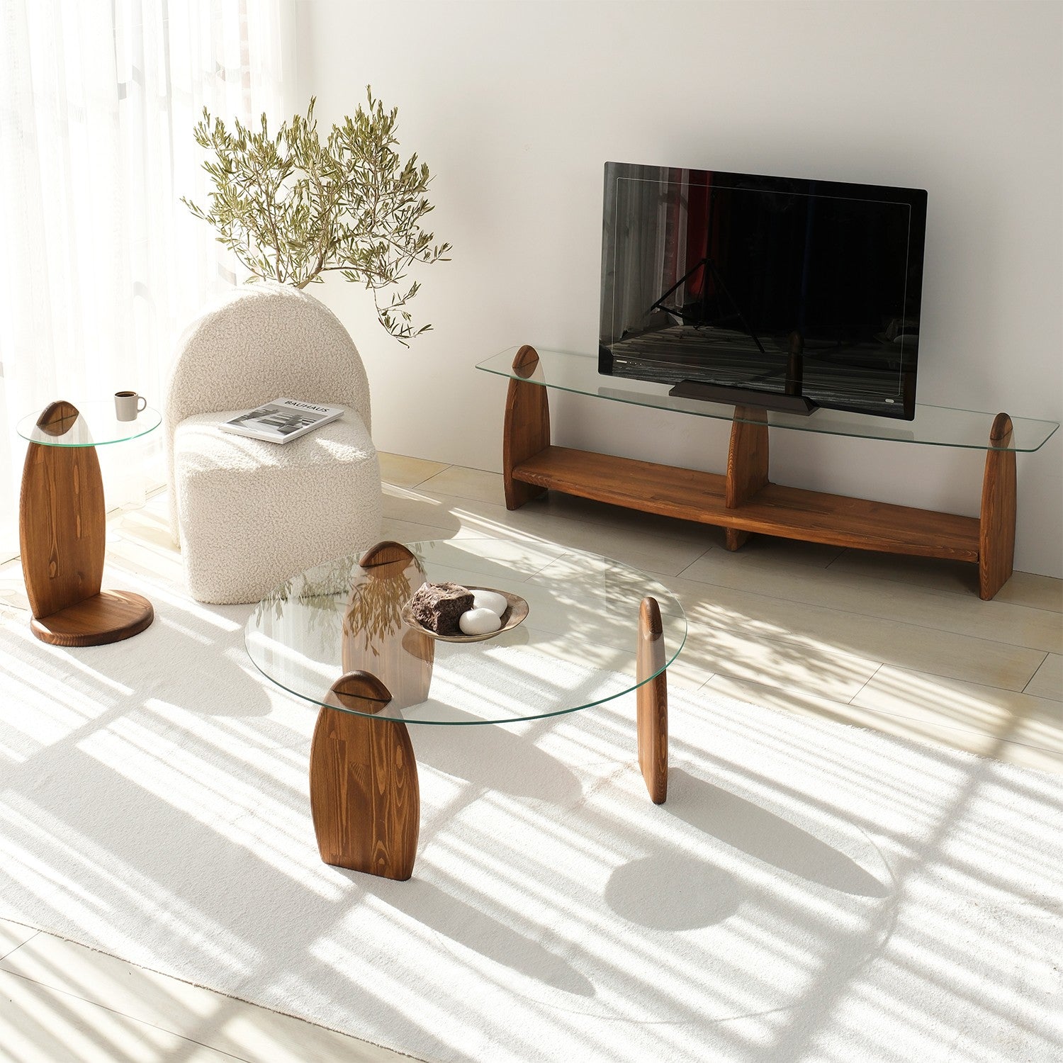 Móvel de TV-Surf-Castanha
Transparente