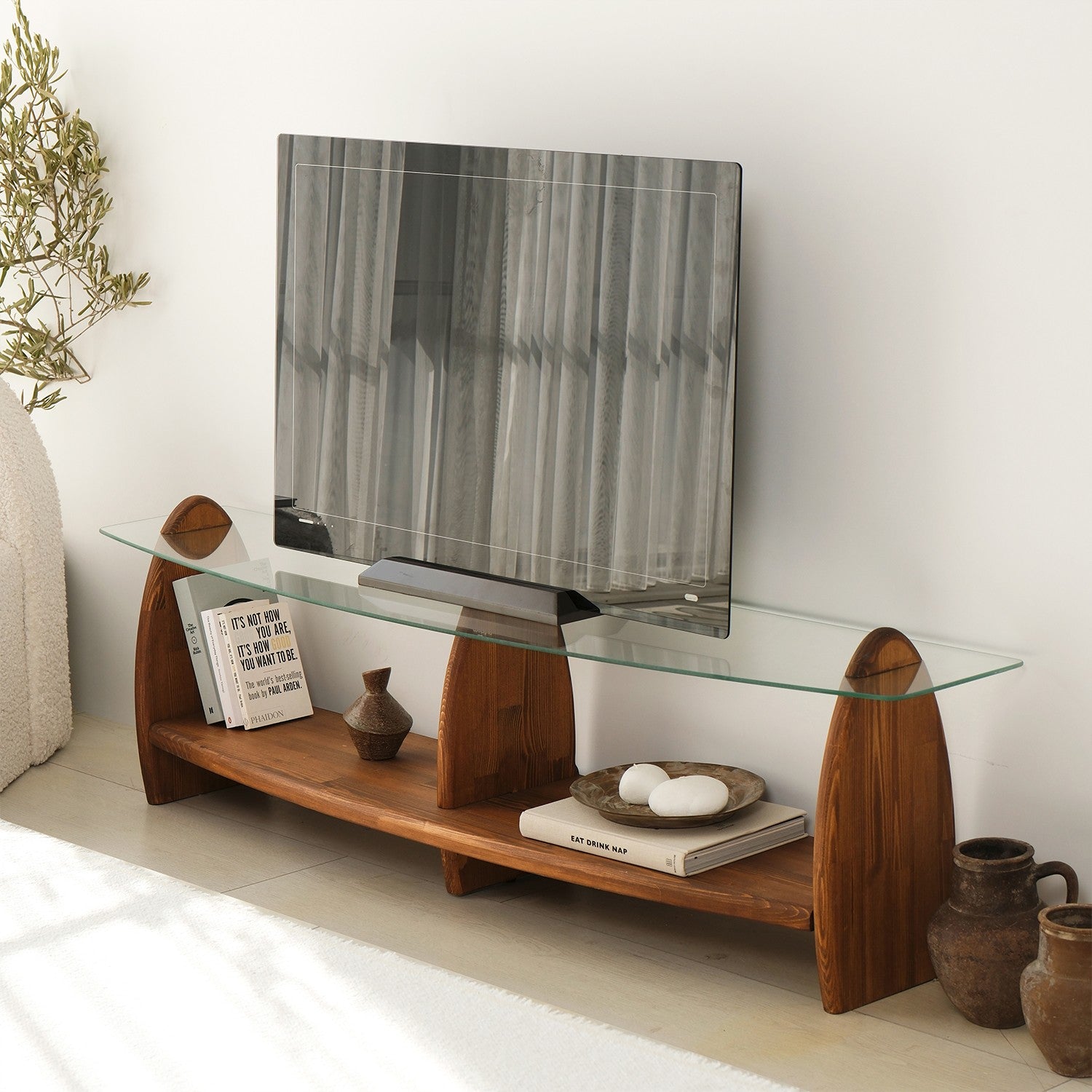 Móvel de TV-Surf-Castanha
Transparente