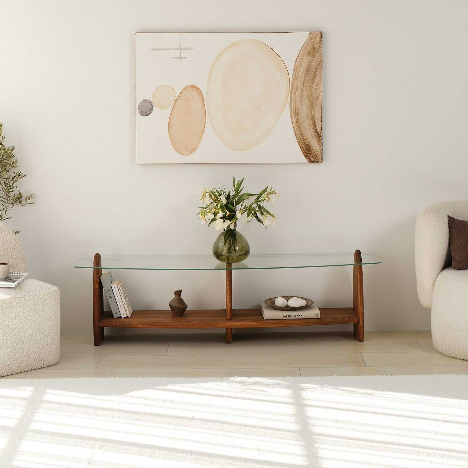 Móvel de TV-Surf-Castanha
Transparente