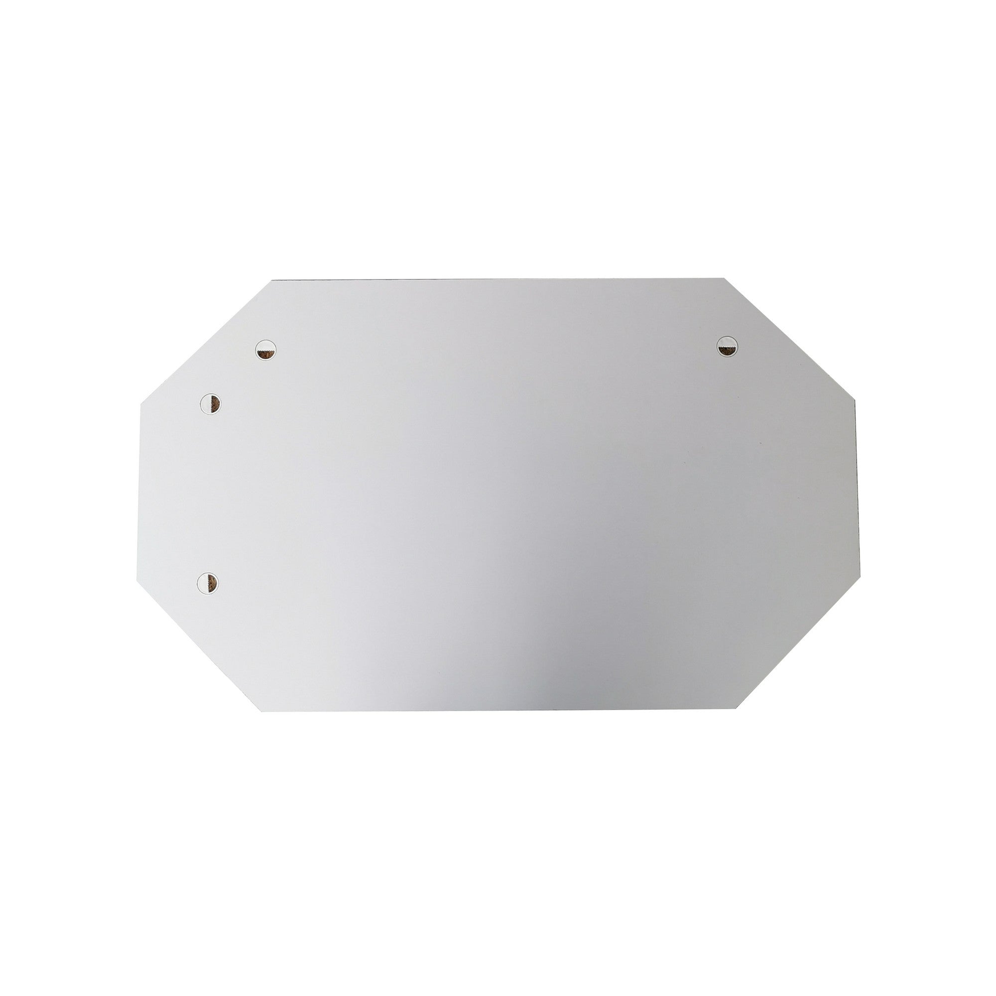 Espelho de parede prateado elegante, 60 x 100 cm | 100% MDF, ajustável horizontal e verticalmente | Perfeito para decoração de hotéis e residências modernas, montado