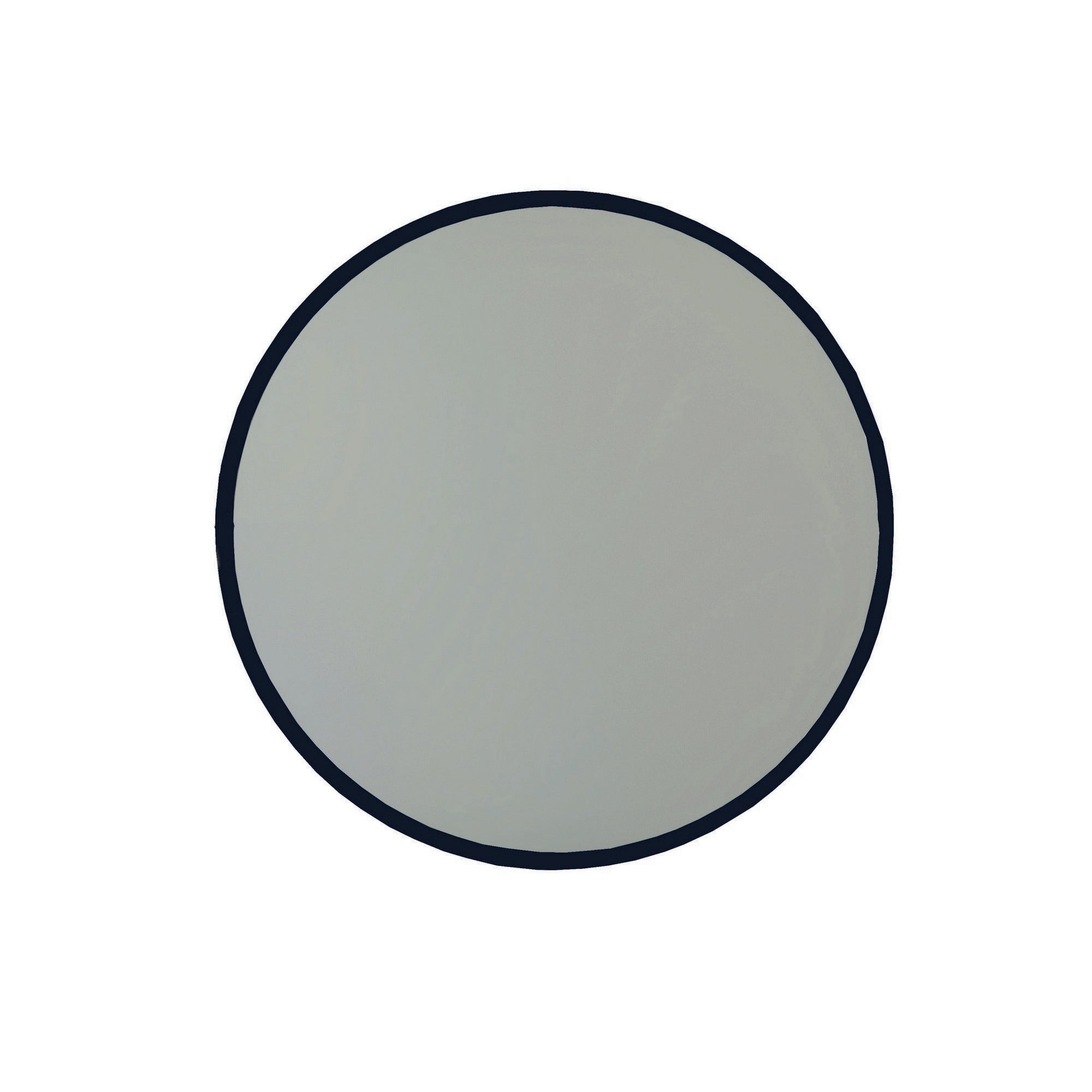 Espelho de parede preto moderno, 60 x 60 cm, 100% MDF, 2,2 cm de espessura | Montado e pronto para pendurar | Design escandinavo elegante para decoração de casa e hotel