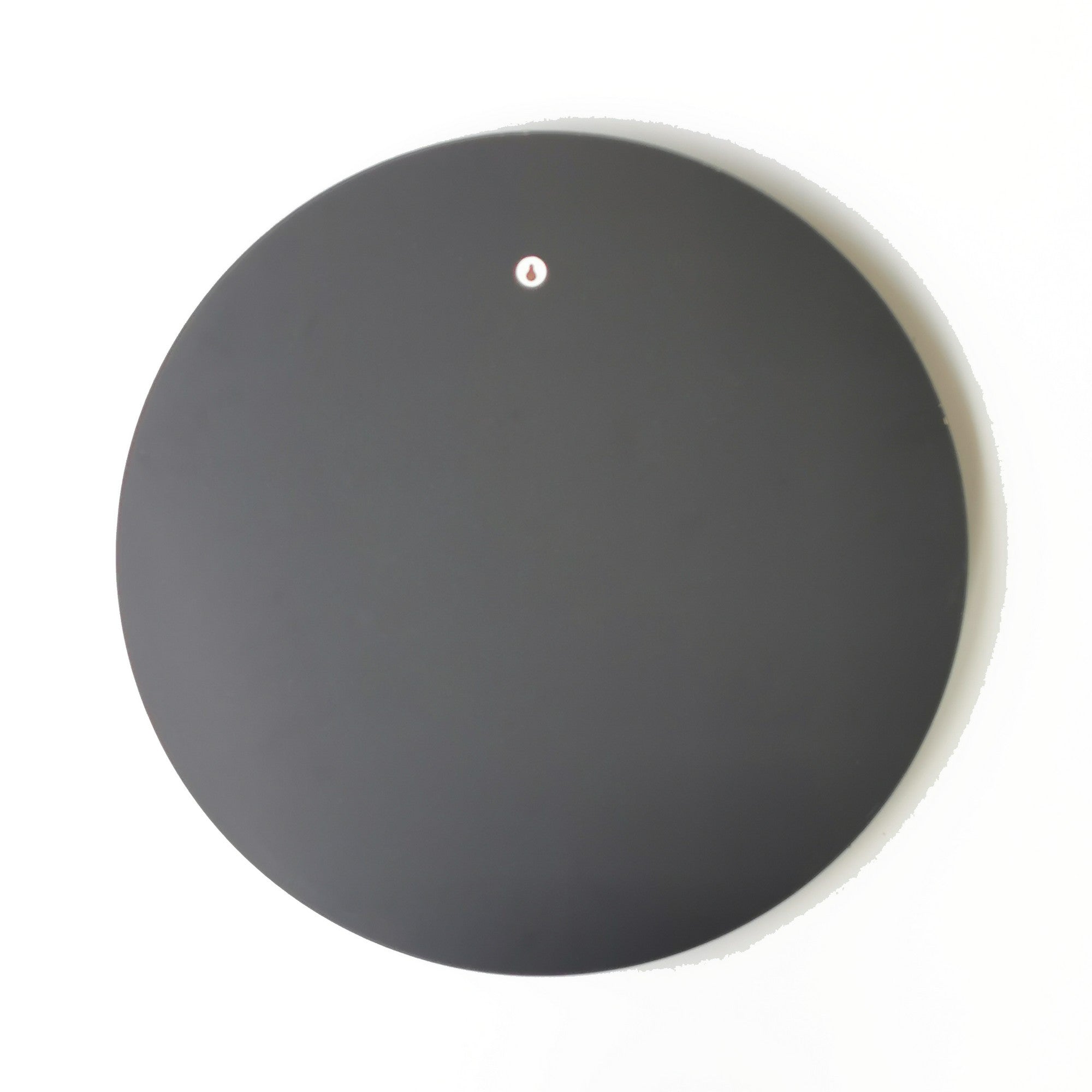 Espelho de parede preto moderno, 60 x 60 cm, 100% MDF, 2,2 cm de espessura | Montado e pronto para pendurar | Design escandinavo elegante para decoração de casa e hotel