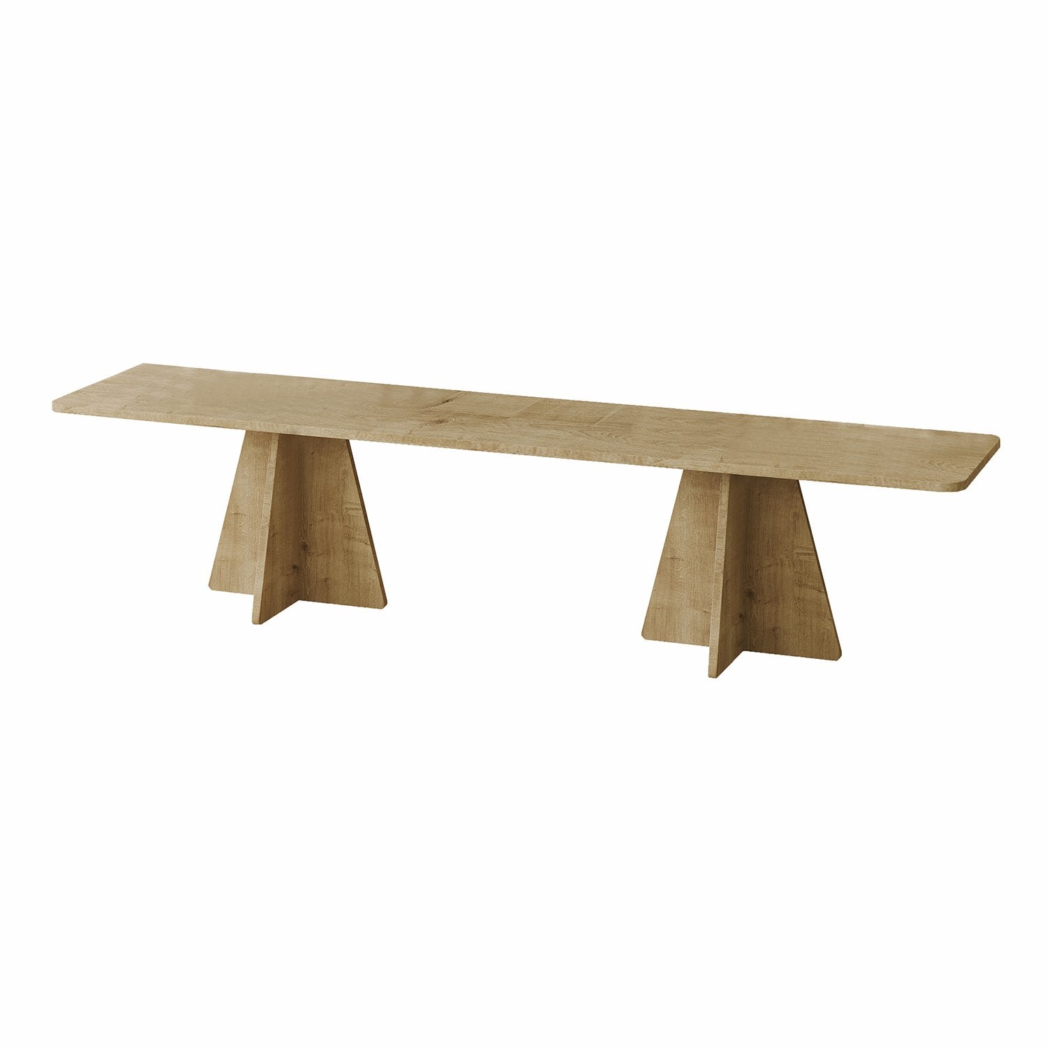 Suporte de TV em carvalho safira, 180 cm de largura, 40 cm de altura, 42 cm de profundidade | Painel de partículas 100% revestido em melamina, 18 mm de espessura | Elegante e funcional para salas de estar modernas