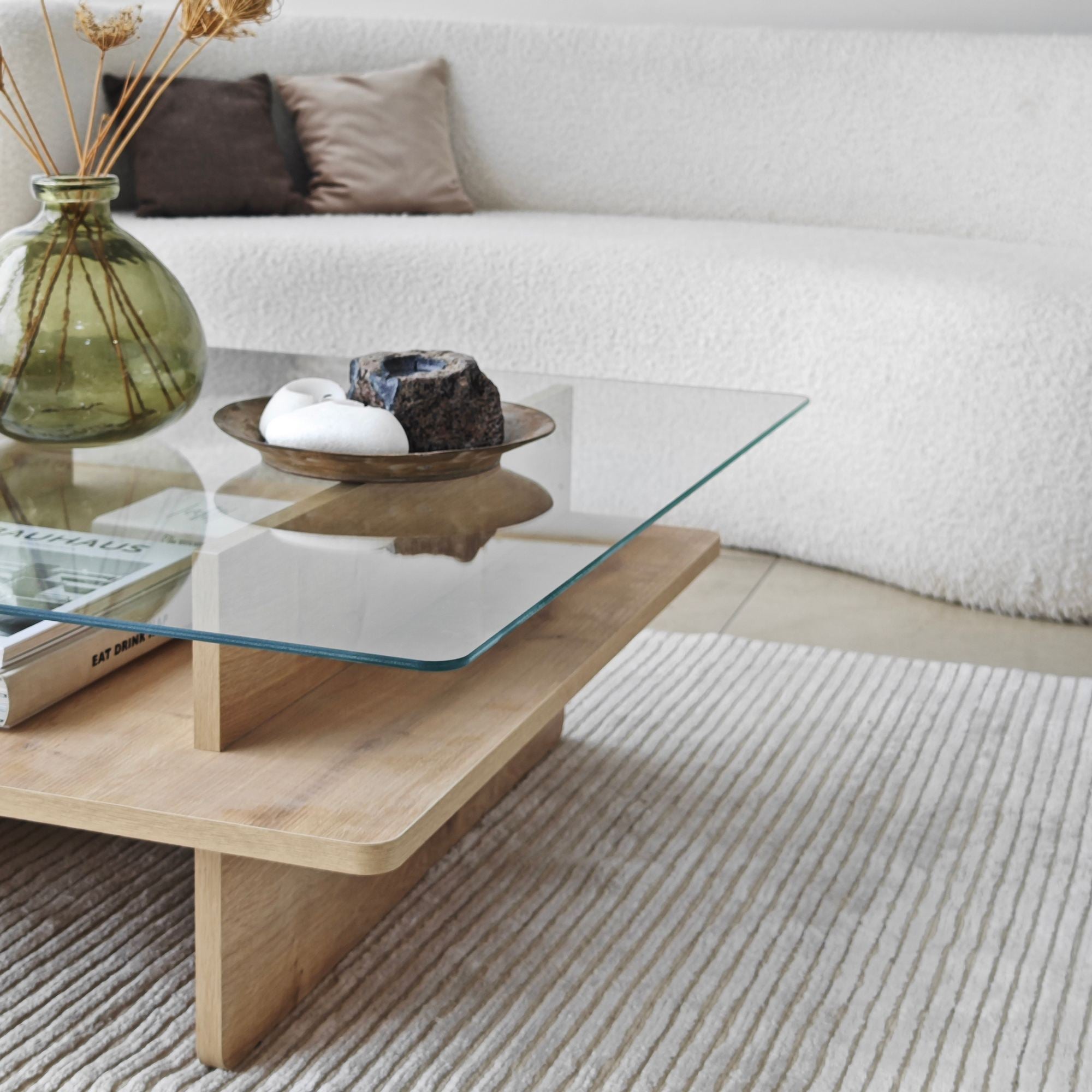 Mesa de Centro-Saga Square-Safira
Transparente
