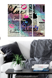 Quadro Decorativo em MDF Multicolor (3 Peças) 70x50 cm | 3 mm – MDF100196442