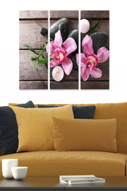 Tríptico Decorativo em MDF Multicolor 70x50 cm (3 Peças, 3 mm)