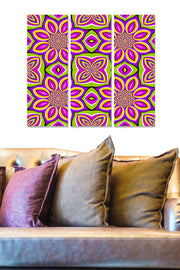 Quadro Decorativo em MDF Multicolor – 3 Peças (20 x 50 cm cada, 3 mm) – Tamanho Total 70 x 50 cm | MDF102211808