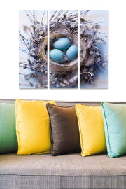 Tríptico Decorativo em MDF (3 Peças) Multicolor – 70 x 50 cm (Total), 20 x 50 cm Cada, 1 kg