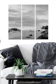 Quadro Decorativo em MDF Multicolor, Conjunto 3 Peças (20x50 cm cada), Total 70x50 cm, 3 mm