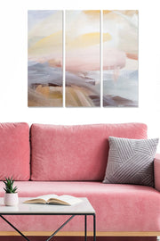 Quadro Decorativo em MDF Multicolor (Conjunto 3 Peças) – 20x50 cm cada, Total 70x50 cm, Espessura 3 mm (Ref. MDF1053182372)