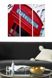 Tríptico Decorativo em MDF Multicolor – 3 Peças, 20x50 cm cada, Total 70x50 cm, Espessura 3 mm