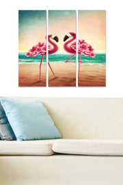 Quadro Decorativo em MDF Multicolor (Conjunto 3 Peças) – 20x50 cm cada, Total 70x50 cm, Espessura 3 mm