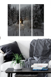 Quadro Decorativo em MDF Multicolor – Conjunto 3 Peças (70x50 cm) – Espessura 3 mm – Ref. MDF1082063