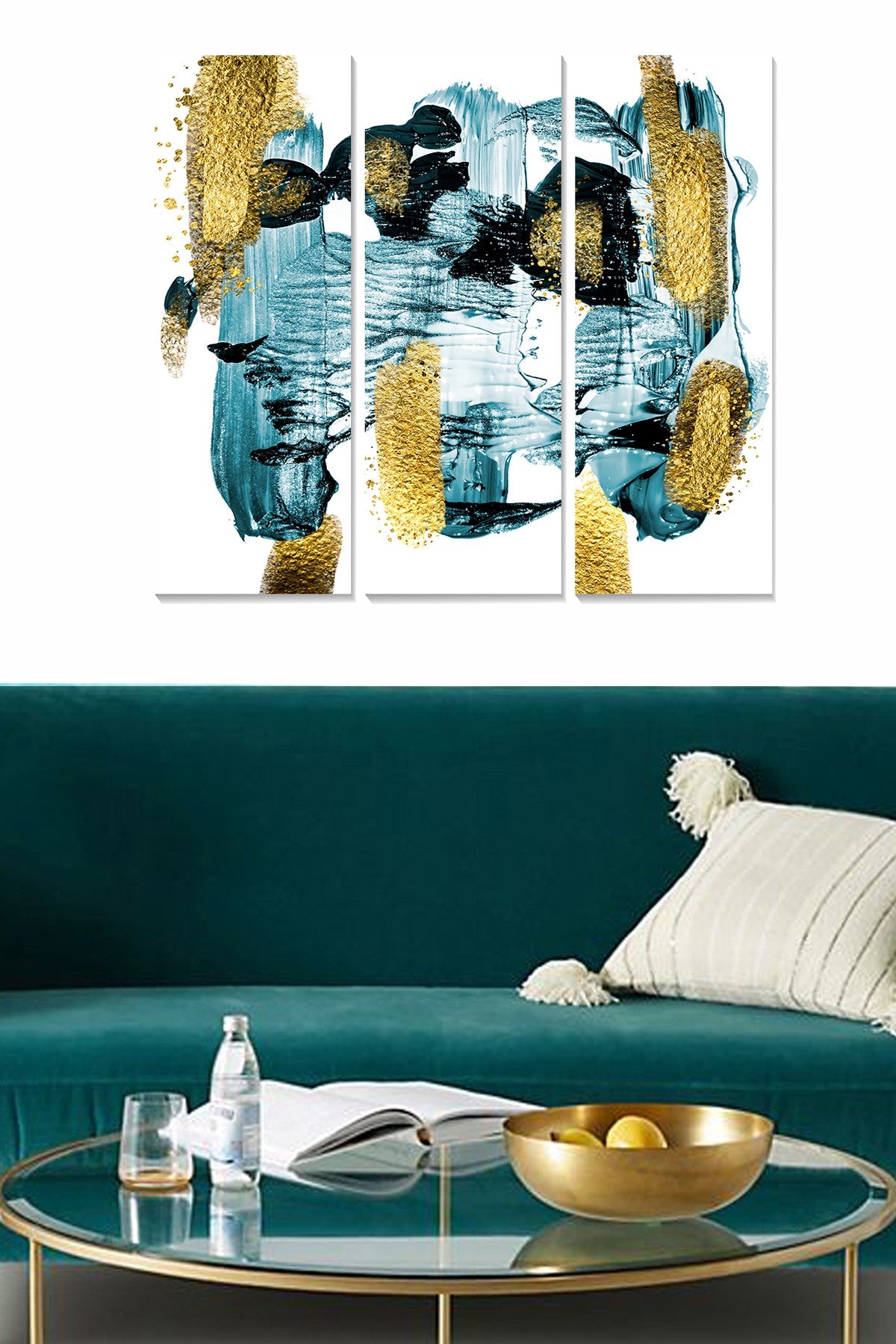 Quadro Decorativo em MDF Multicolor (Conjunto 3 Peças) 70x50 cm – MDF1082869937