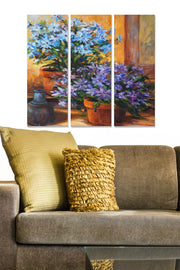 Quadro Decorativo MDF Multicolor (Conjunto de 3 Peças) 70x50 cm – MDF 3 mm