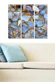 Conjunto de 3 Quadros Decorativos em MDF Multicolor 70x50 cm – Esp. 3 mm