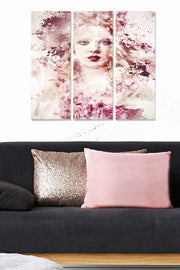 Quadro Decorativo Tríptico em MDF Multicolor – Conjunto de 3 Peças, 70 x 50 cm (Total), 3 mm