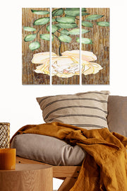 Quadro Decorativo em MDF Multicolor (Conjunto de 3 peças) – 20 x 50 cm cada, total 70 x 50 cm, MDF 3 mm