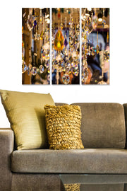 Quadro Decorativo em MDF Multicolor (Conjunto de 3 Peças) – Tamanho Total 70 x 50 cm, Espessura 3 mm