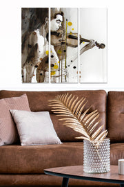 Tríptico Decorativo em MDF Multicolor — 3 Peças (20 x 50 cm cada), Tamanho Total 70 x 50 cm, Espessura 3 mm