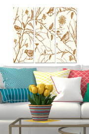 Tríptico Decorativo em MDF Multicolor – 70x50 cm (3x 20x50 cm), Espessura 3 mm