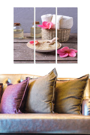 Quadro Decorativo Tripíptico em MDF 100% 3 mm (3 Peças 20x50 cm) – Multicolor – Total 70x50 cm – MDF110593250