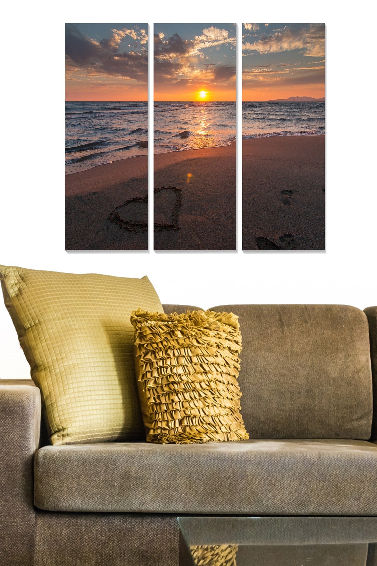 Conjunto de Quadros Decorativos em MDF Multicolor (3 Peças) 70x50 cm, 3 mm – MDF1111483