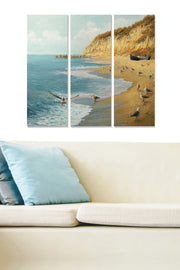 Quadro Decorativo em MDF Multicolorido – Conjunto de 3 Peças (70 x 50 cm, 3 mm)