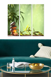 Quadro Decorativo em MDF Multicolor (Conjunto de 3 Peças) – 70 x 50 cm (total), 3 mm de espessura