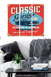 Quadro Decorativo em MDF Multicolor (3 Peças) — 20x50 cm cada, Tamanho Total 70x50 cm, MDF 3 mm