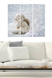 Quadro Decorativo MDF Multicolor Tríptico (3 Peças) 70x50 cm