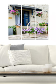 Conjunto de Quadros Decorativos em MDF Multicolor (3 Peças) – 70x50 cm, 3 mm