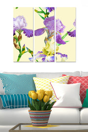 Quadro Decorativo em MDF (3 Peças) Multicolor — 20x50 cm cada, Total 70x50 cm, Espessura 3 mm