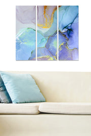 Quadro Decorativo em MDF Multicolor (3 Peças) – 20x50 cm cada, total 70x50 cm, espessura 3 mm