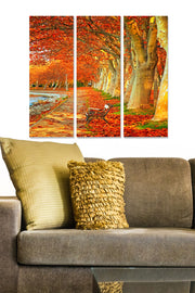 Quadro Decorativo em MDF Multicolor (3 Peças) 70x50 cm, espessura 3 mm (20x50 cm cada)