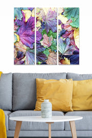 Quadro Decorativo em MDF Multicolor (Conjunto de 3 Peças) 70x50 cm
