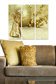 Conjunto de Quadros Decorativos em MDF (3 Peças) Multicolor – 70 x 50 cm, MDF 3 mm