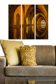 Conjunto de Quadros Decorativos em MDF (3 Peças) Multicolor — 20x50 cm cada, Tamanho Total 70x50 cm, Espessura 3 mm