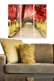 Conjunto de Quadros Decorativos em MDF 3 mm (3 Peças) Multicolor – 70 x 50 cm