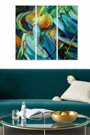 Conjunto de Quadros Decorativos em MDF (3 Peças) Multicolor 70 x 50 cm – 100% MDF, 3 mm