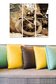 Quadro Decorativo em MDF Multicolor (3 Peças) – 70x50 cm, 3 mm de espessura (20x50 cm cada)