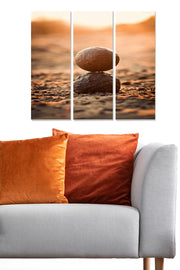 Conjunto de Quadros Decorativos em MDF – 3 Peças Multicolor, 70x50 cm, 3 mm