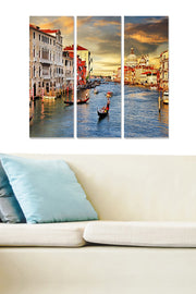 Tríptico Decorativo em MDF Multicolor – 70x50 cm (3 Peças, 3 mm)