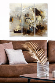 Tríptico Decorativo em MDF Multicolor – 70x50 cm (3x20x50 cm), Espessura 3 mm