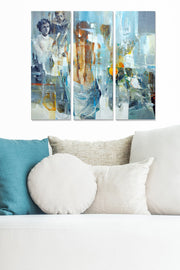 Quadro Decorativo em MDF Multicolor (Conjunto 3 Peças) – Total 70x50 cm, Espessura 3 mm | MDF1243292425